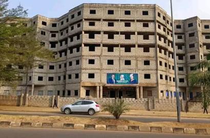 Massive 224-Room Carcass Hotel for Sale in Utako, Abuja